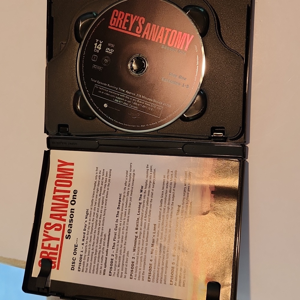 Grey's Anatomny DVD Series Sets 1 thru 4 (3 & 4 unopened in plastic) - Picture 3 of 5